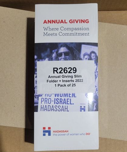 Annual Giving Slim Folder & Inserts (2024) - 25/Pk image thumbnail