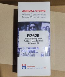 Image of Annual Giving Slim Folder & Inserts (2024) - 25/Pk