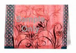 Image of Elegant Thank You Card (Floral) - 25/Pk