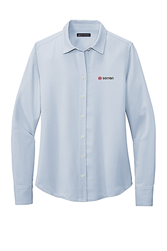 Brooks Brothers Women's Full-Button Satin Blouse  image thumbnail