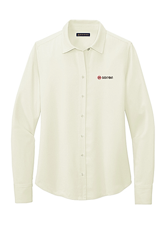 Brooks Brothers Women's Full-Button Satin Blouse  image thumbnail