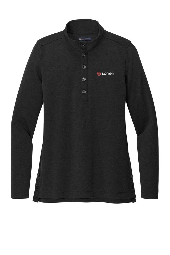 Brooks Brothers Women's Mid-Layer Stretch 1/2-Button primary image