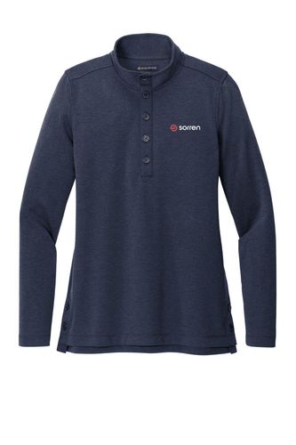 Brooks Brothers Women's Mid-Layer Stretch 1/2-Button image thumbnail