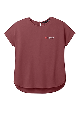 Mercer+Mettle Women's Stretch Crepe Crew image thumbnail