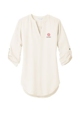 Ladies 3/4-Sleeve Tunic Blouse image thumbnail