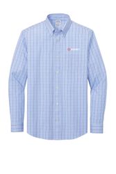 Image of Brooks Brothers Wrinkle-Free Stretch Patterned Shirt 