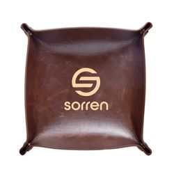 Image of Leather Laser Etched Catchall Tray