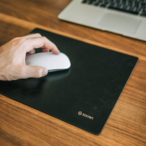 Leather Laser Etched Mouse Pad image thumbnail