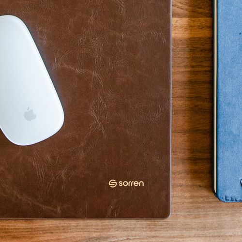 Leather Laser Etched Mouse Pad image thumbnail