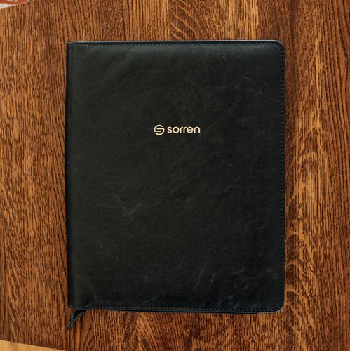 Leather Laser Etched Padfolio image thumbnail