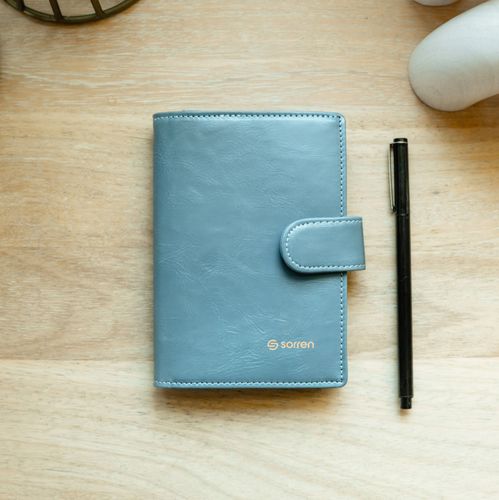 Leather Laser Etched Pocket Journal image thumbnail