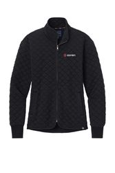 Image of Brooks Brothers Women's Diamond Quilt Full-Zip 