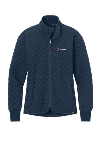 Brooks Brothers Women's Diamond Quilt Full-Zip  image thumbnail