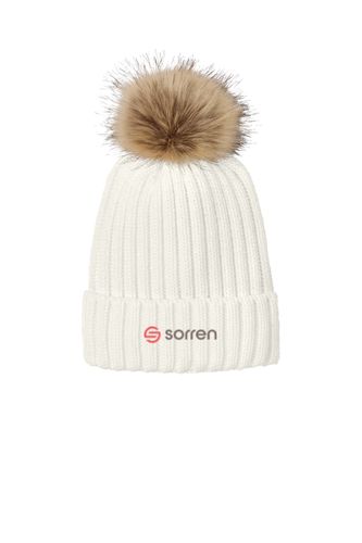 Faux Fur Pom Beanie image thumbnail