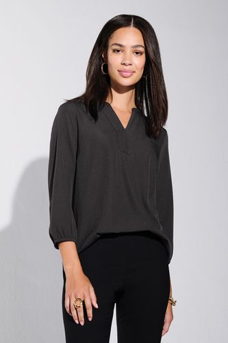Mercer+Mettle Women's Stretch Crepe 3/4-Sleeve Blouse image thumbnail