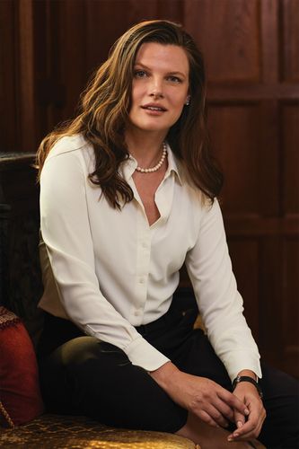 Brooks Brothers Women's Full-Button Satin Blouse image thumbnail