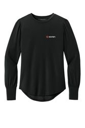 Image of Mercer+Mettle Women's Stretch Jersey Long Sleeve Blouson Top