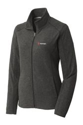 Image of Women's Heather Microfleece Full-Zip Jacket