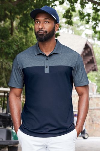 Fine Pique Blend Blocked Polo image thumbnail