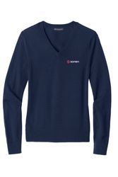 Image of Brooks Brothers Women's Washable Merino V-Neck Sweater