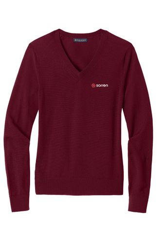 Brooks Brothers Women's Washable Merino V-Neck Sweater image thumbnail