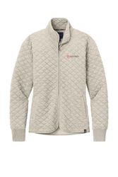 Image of Brooks Brothers Women's Diamond Quilt Full-Zip
