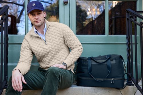 Brooks Brothers Diamond Quilt 1/4-Zip image thumbnail