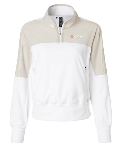 Adidas Women's Fleece 1/4 Zip Pullover image thumbnail