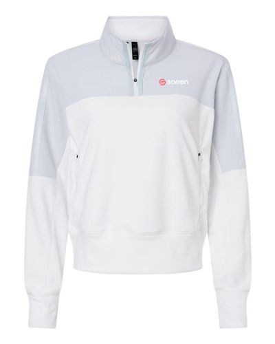 Adidas Women's Fleece 1/4 Zip Pullover image thumbnail