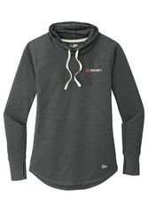 Image of New Era Women's Sueded Cotton Blend Cowl Tee