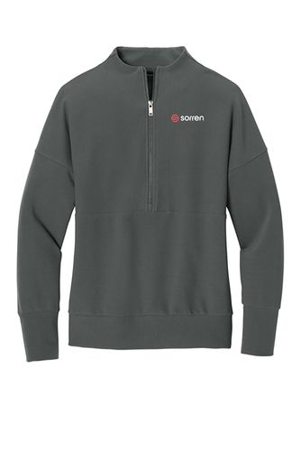 Mercer+Mettle Women's Linear Texture 1/4-Zip image thumbnail