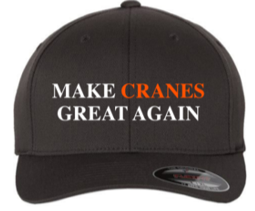 Make Cranes Great Again Flexfit Cotton Cap image thumbnail