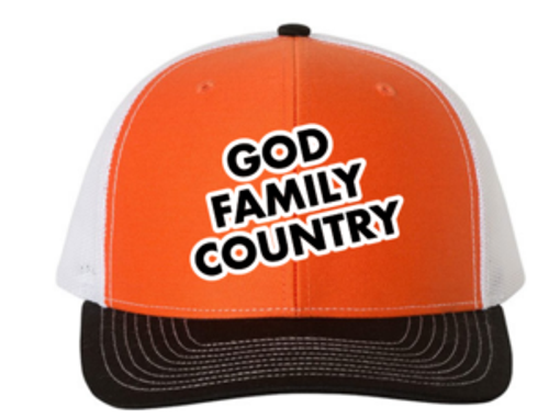 God Family Country - Snapback Trucker Cap image thumbnail