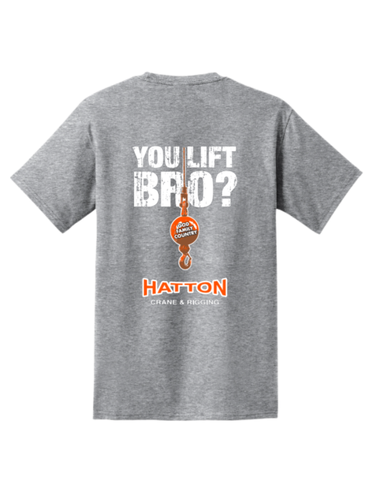 You Lift Bro? - Grey Pocket Tee primary image