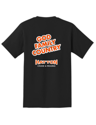 Image of God Family Country - Black Pocket Tee