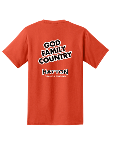 God Family Country - Orange Pocket Tee image thumbnail