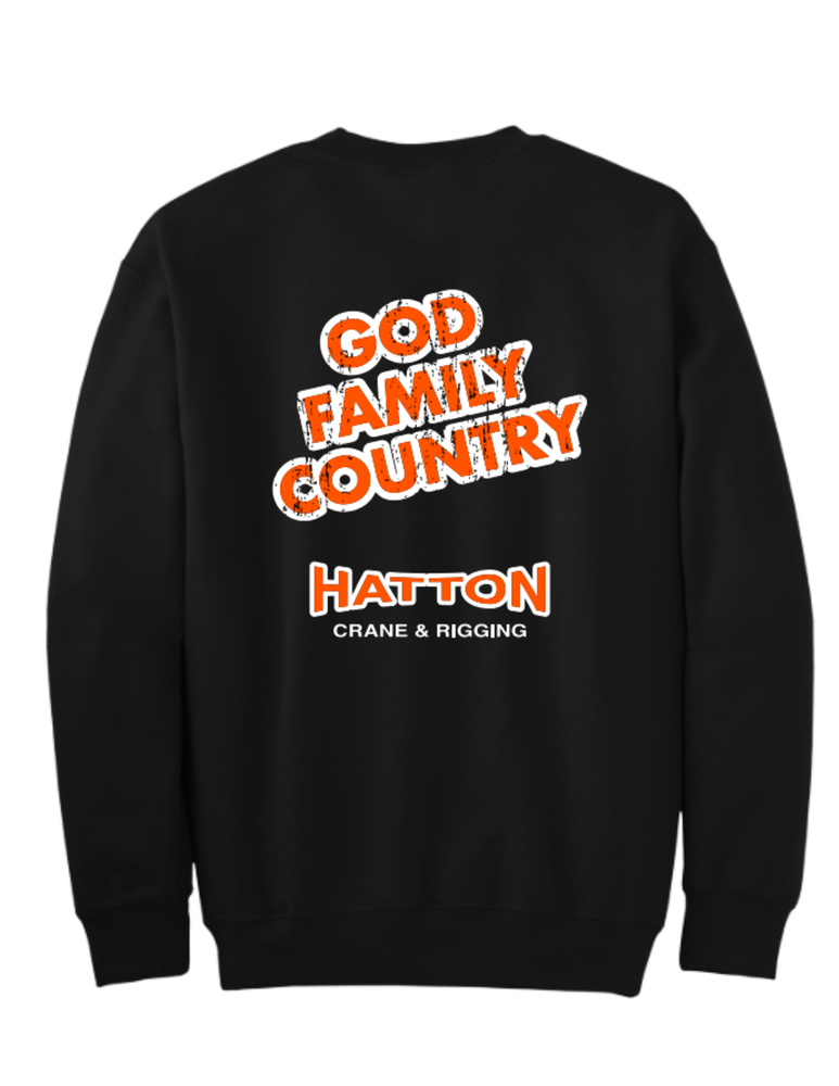 God Family Country - Black Crewneck  primary image