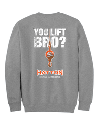 Image of You Lift Bro? - Grey Crewneck