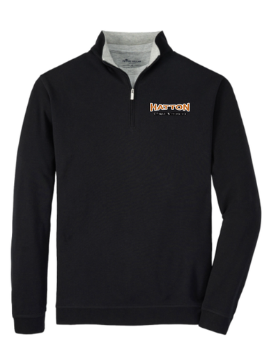 Peter Millar Men's - Black Quarter Zip image thumbnail