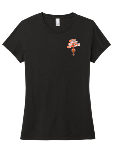 God Family Country - Black Tri Tee  image thumbnail