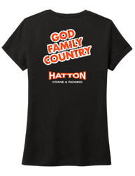Image of God Family Country - Black Tri Tee 