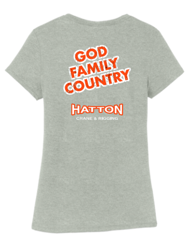 God Family Country - Grey Tri Tee  image thumbnail