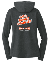 Image of God Family Country - Black Women's Hoodie