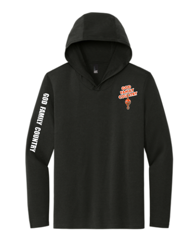 God Family Country - Black Men's Hoodie  image thumbnail