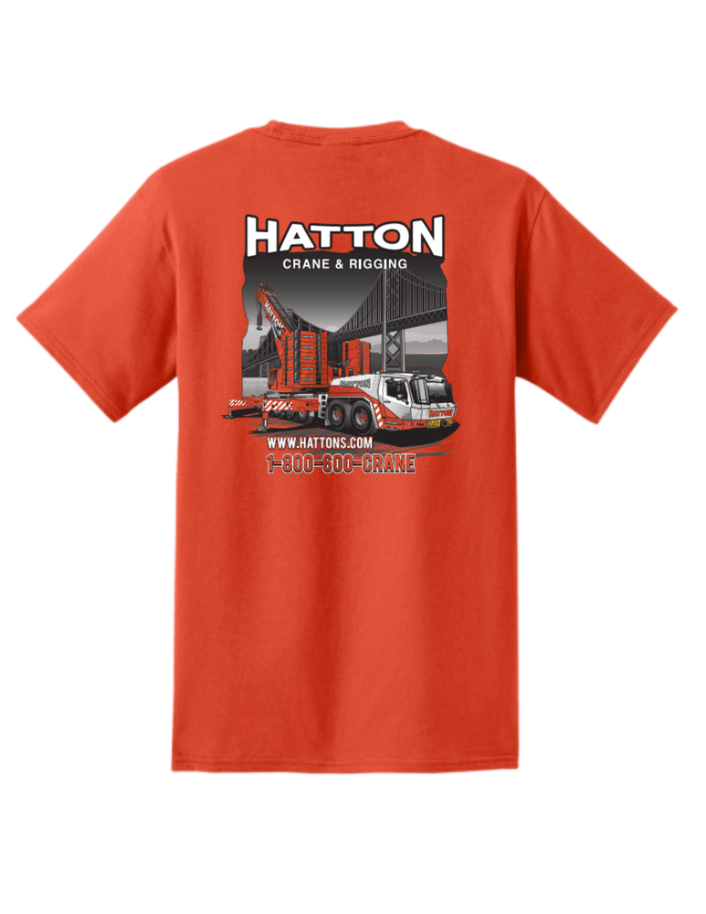 Hatton 6400 - Orange Pocket Tee primary image