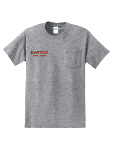 Hatton 6400 - Grey Pocket Tee  image thumbnail