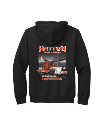 Hatton 6400 - Black Hoody image thumbnail