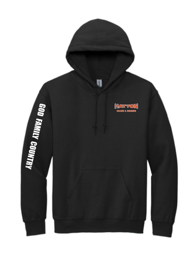 Hatton 6400 - Black Hoody image thumbnail