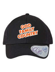 Image of God Family Country - Women's Trucker Black