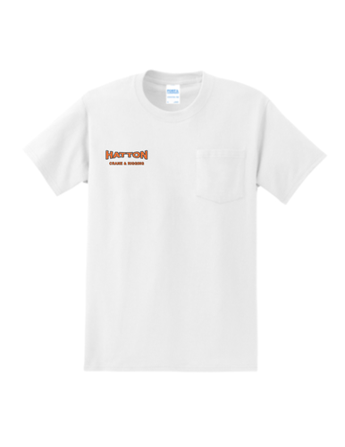Hatton 6400 - White Pocket Tee  image thumbnail